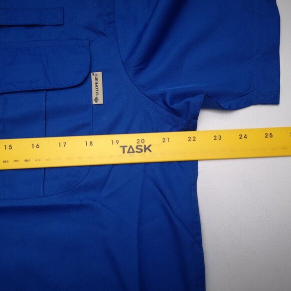 Tallwoods Element Wear Men's Size Medium Royal Blue Short Sleeves Shirt - Picture 7 of 9